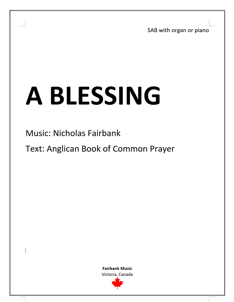 A Blessing