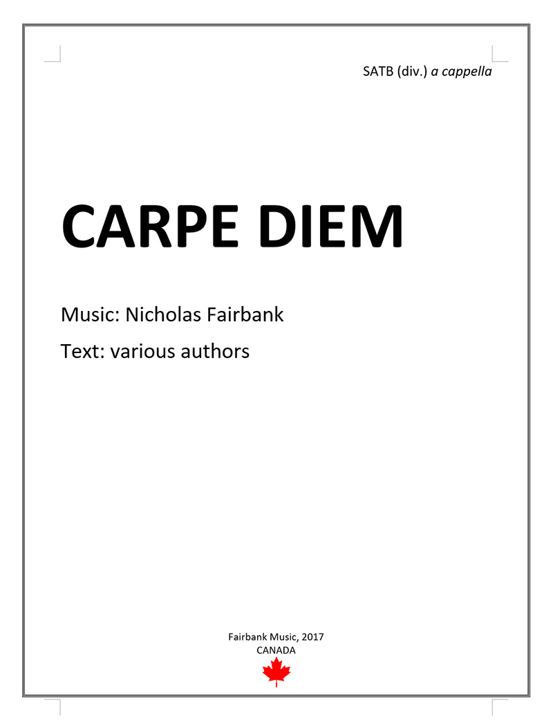 Carpe diem