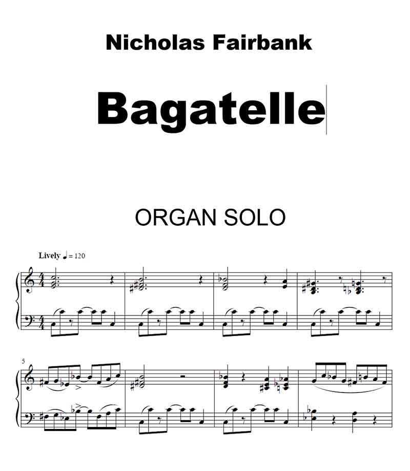 Bagatelle - Chamber Organ