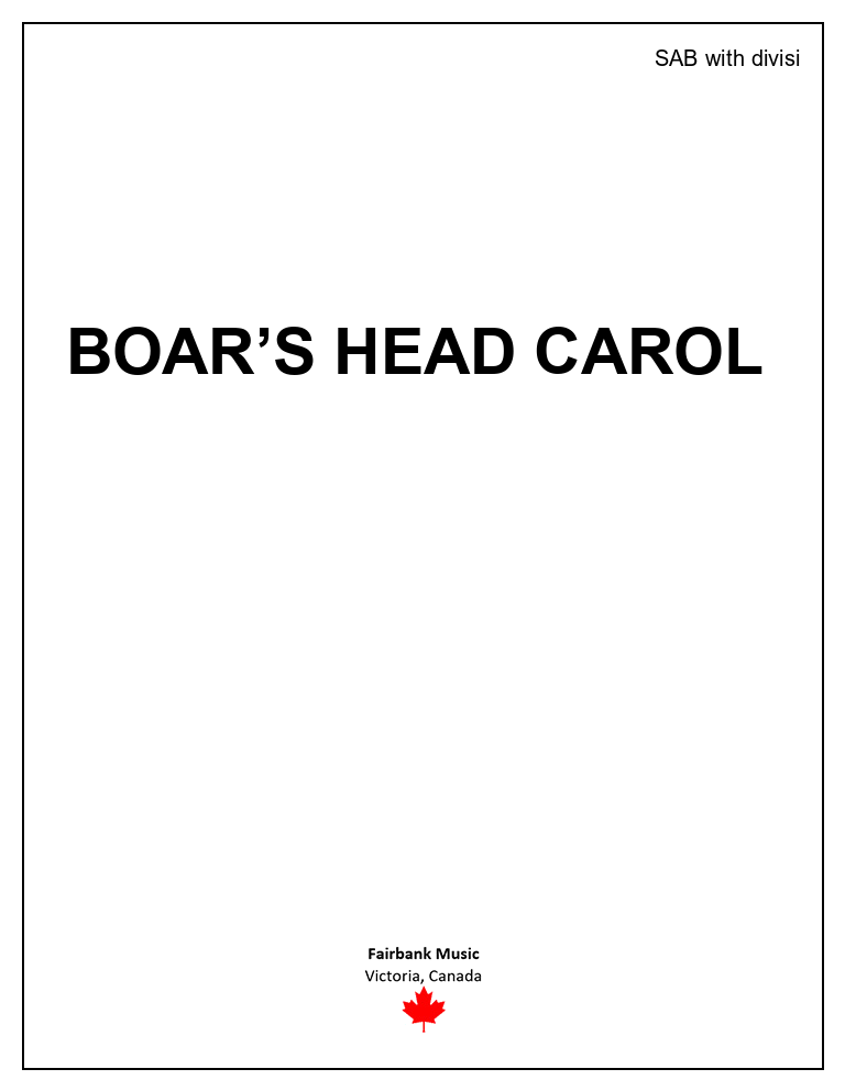 Boar's Head Carol