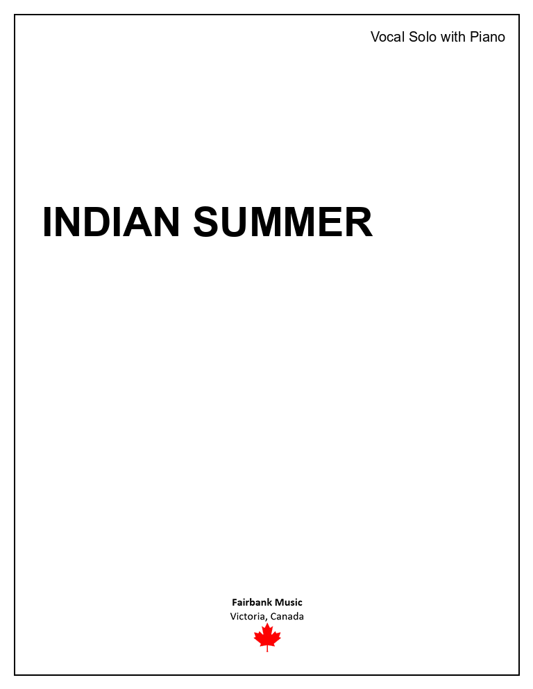 Indian Summer (vocal solo)