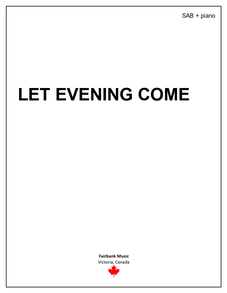 Let Evening Come