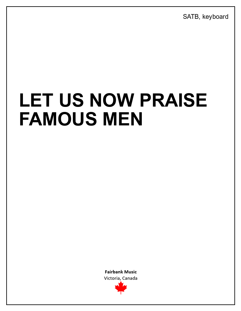 Let us now praise famous men