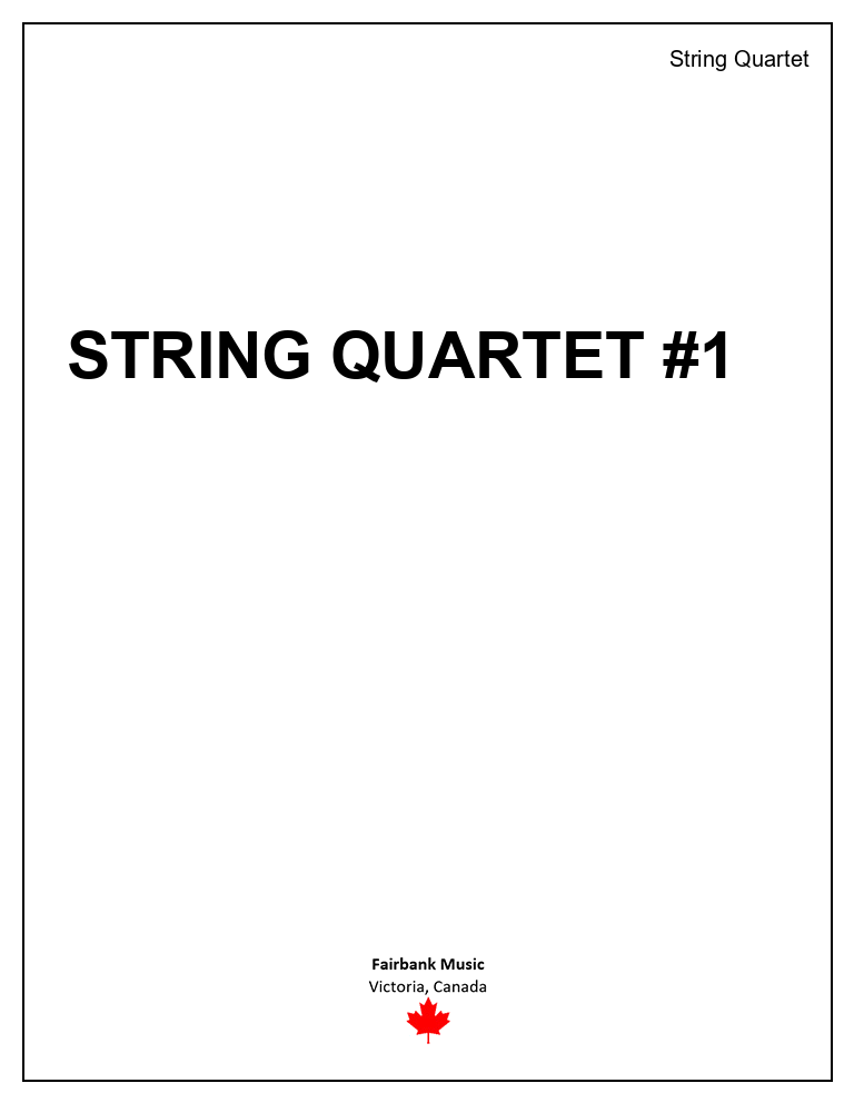 String Quartet #1