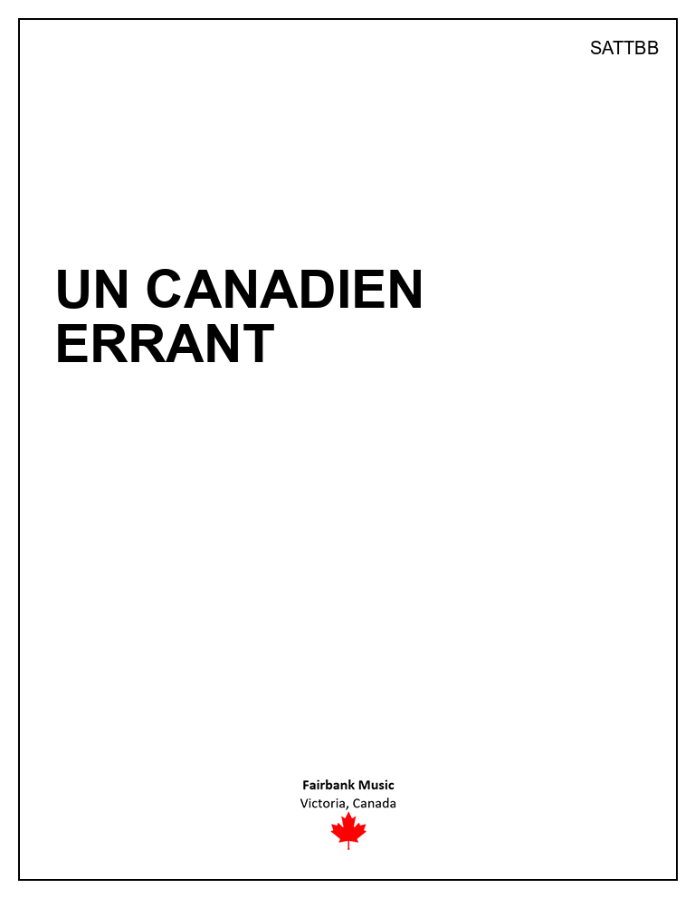 Un Canadien errant